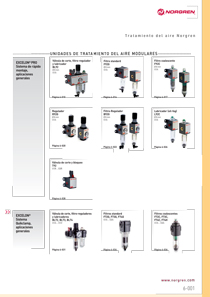 catalogo tratamiento aire Norgren