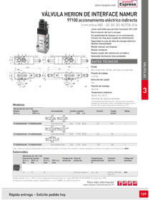 Catalogo valvulas de procesos Herion